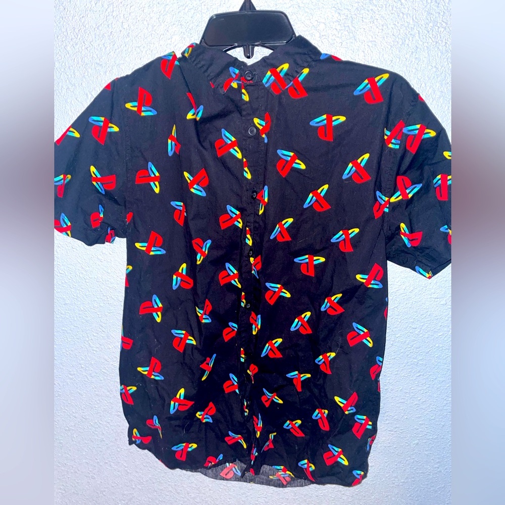 PlayStation button up shirt